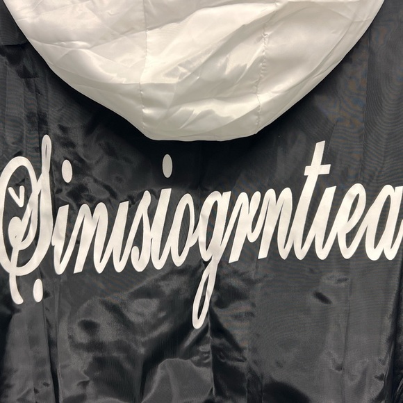 MENS Lightweight Zip Up Windbreaker Hooded Jacket-Size L - Picture 7 of 10